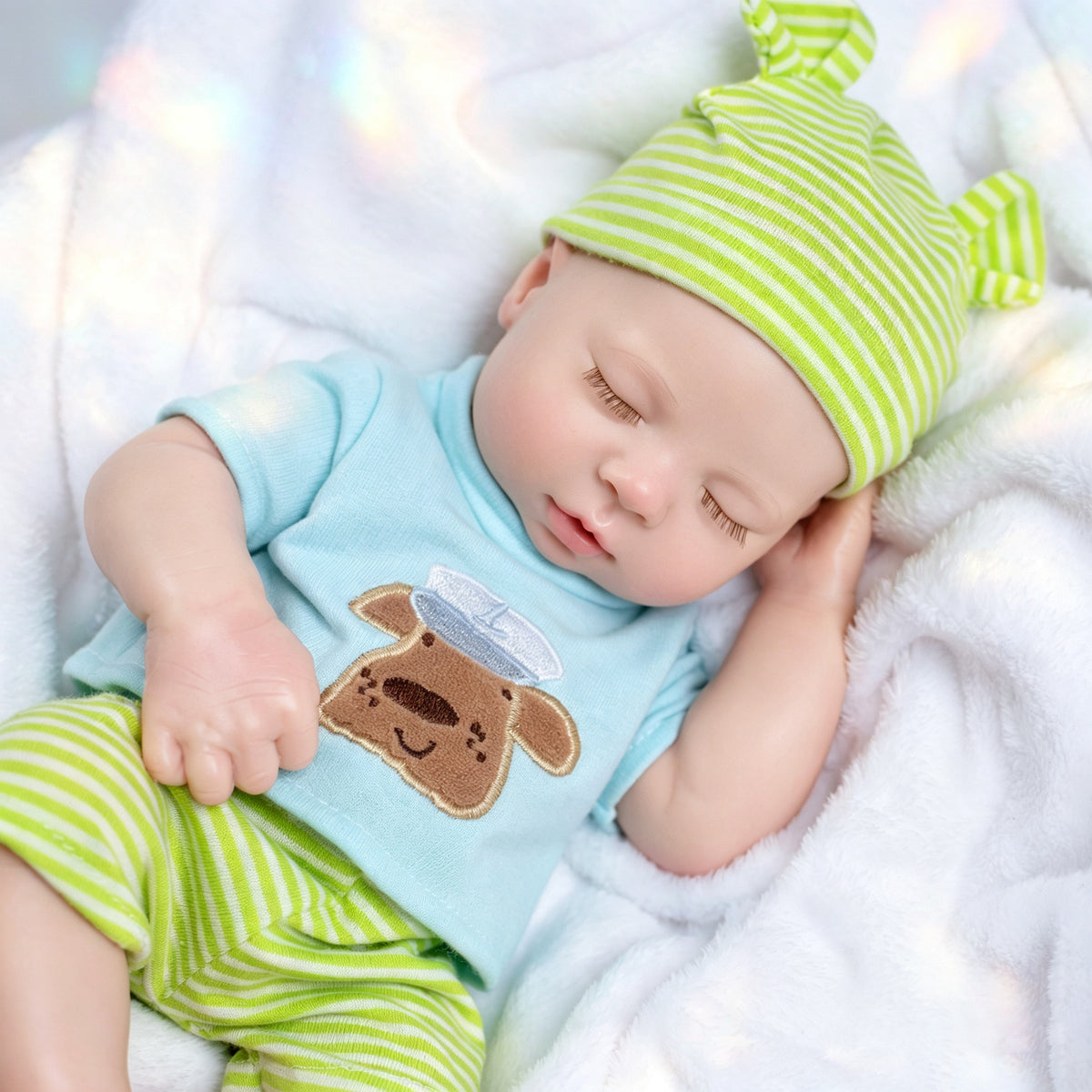 [Drink and Wet System] 13 Inch with Full Silicone Body Reborn Doll, Lifelike Play Companion, Perfect Present for Holiday Celebrations and Birthdays