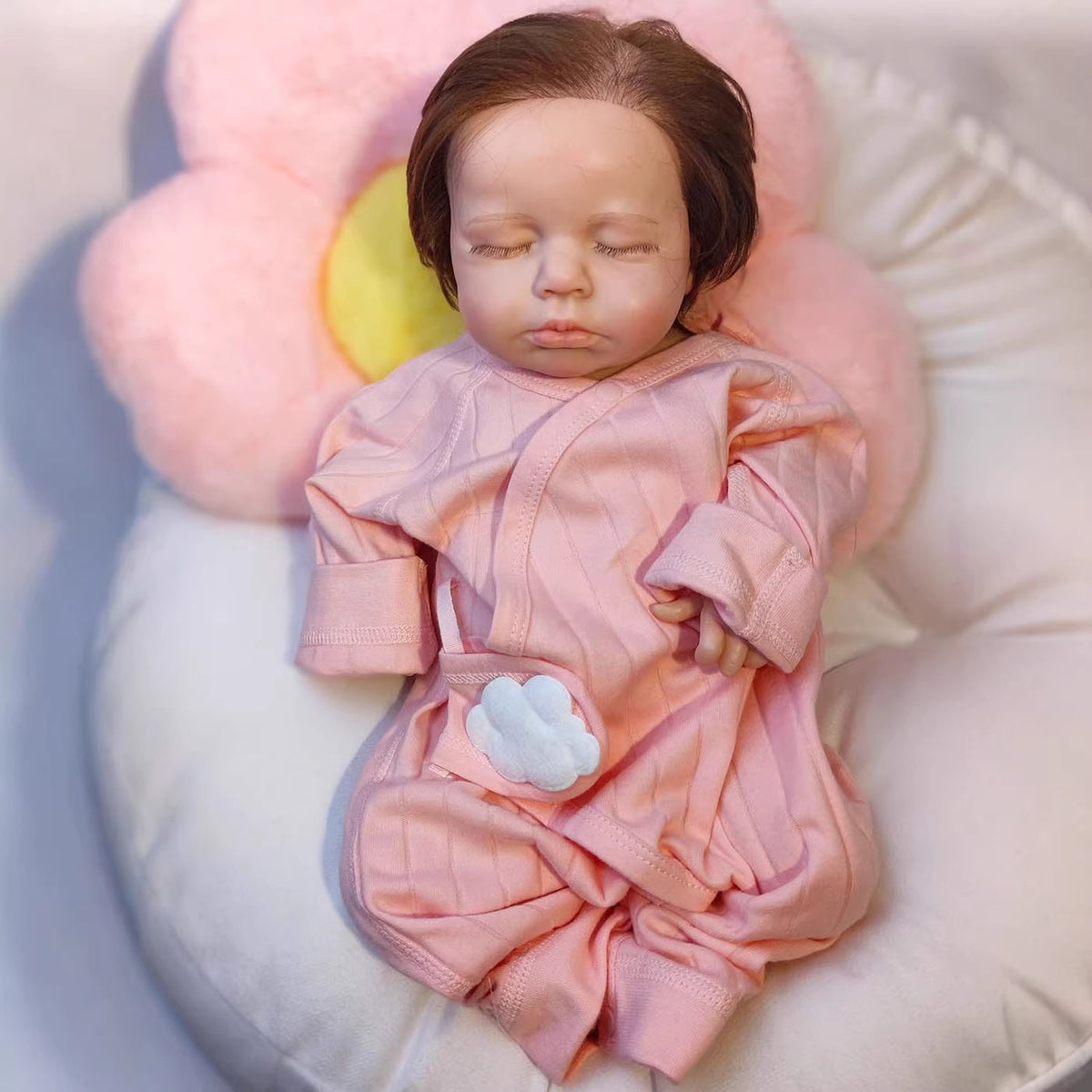 16 inch Reborn Baby Dolls with Full Soild Silicone Body Toddlers Girl/Boy for Gifts