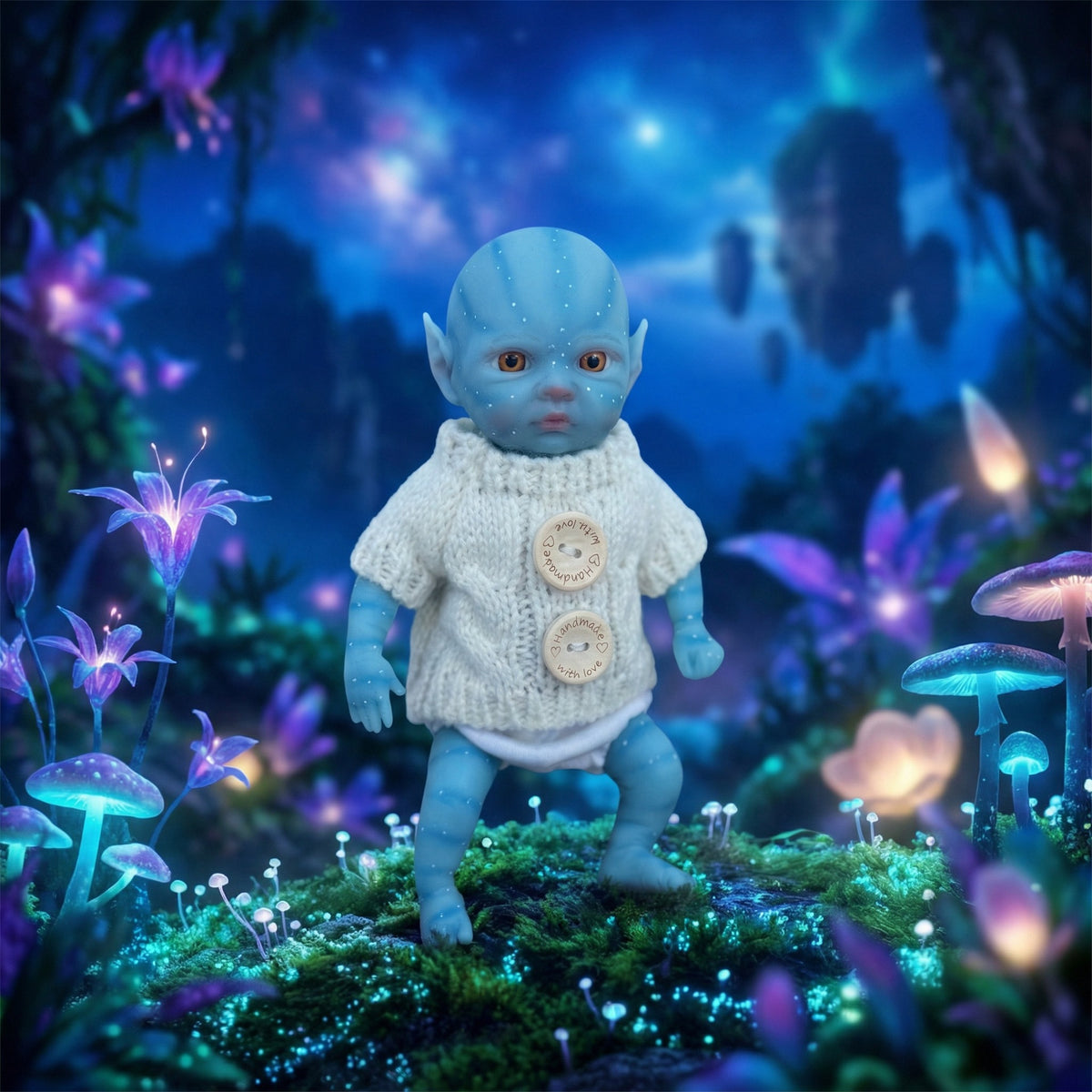 8 inch Avatar full silicone reborn doll