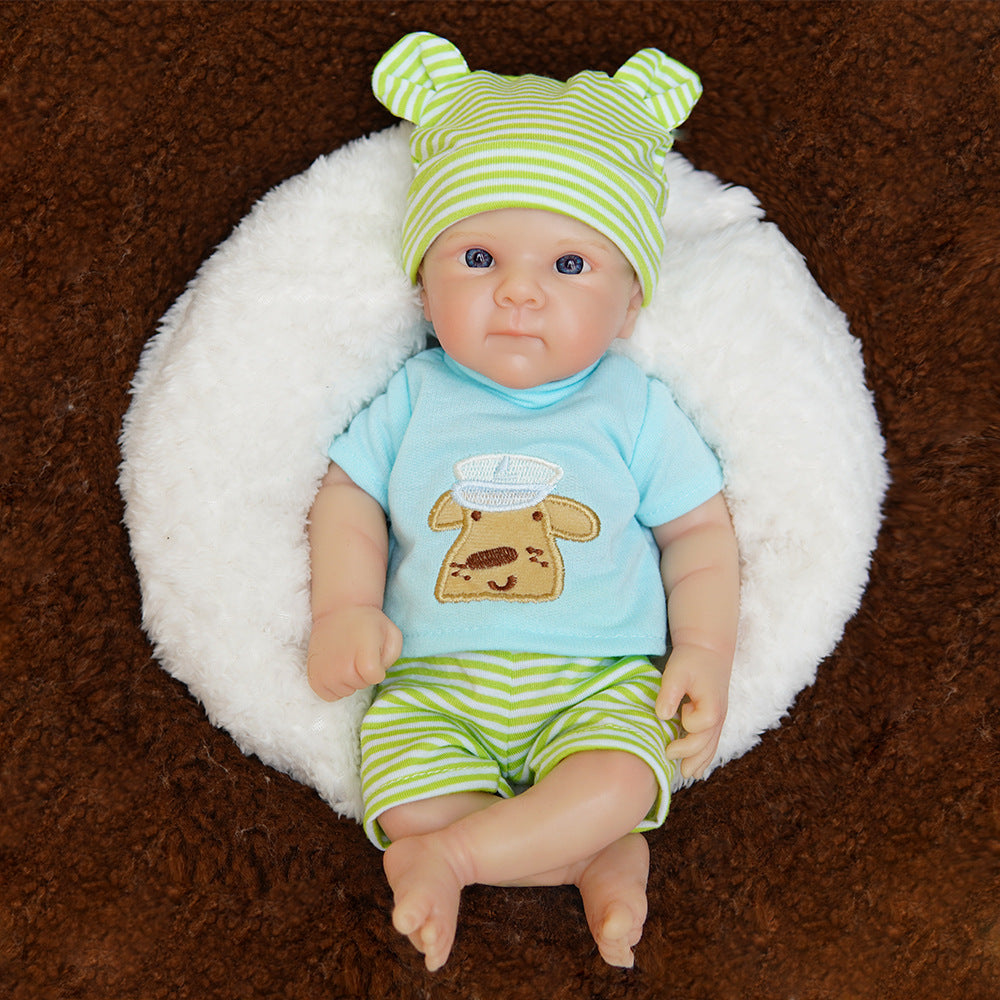 Multi Size 13 / 18 inch Full Soild Silicone Reborn Doll Washable Realistic Infant Toy for Collectors & Pretend Play
