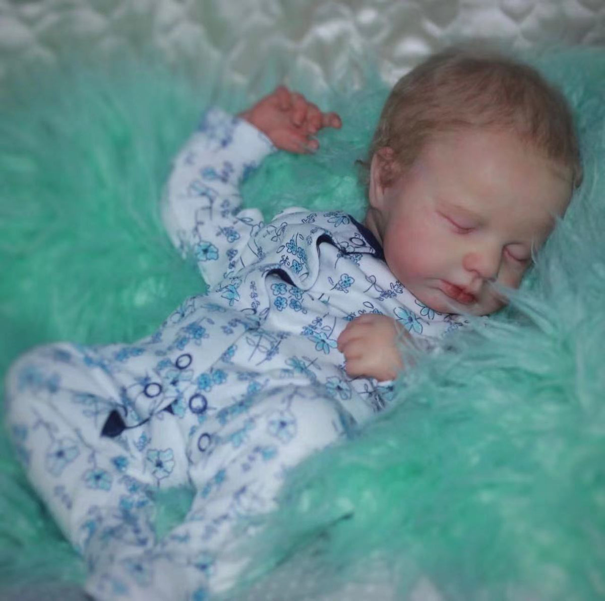 19 inch Reborn Dolls with Cloth Body Soft Vinyl limbs Touch Soft, Toys for Girls Reborn Dolls