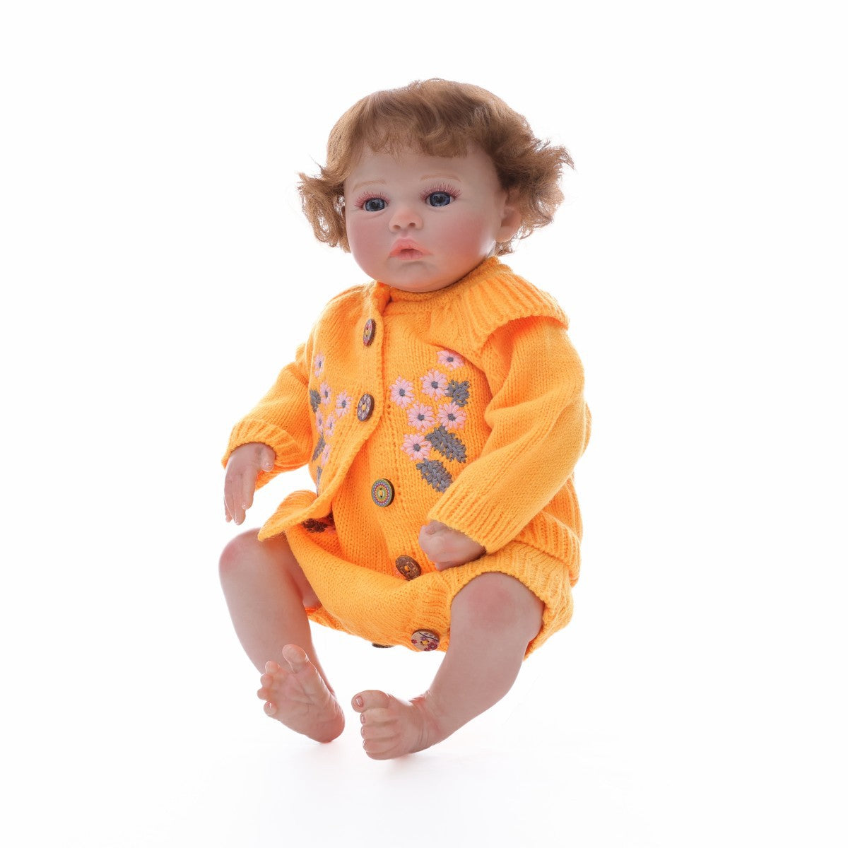 45CM Hair Transplant Reborn Doll Simulation Baby
