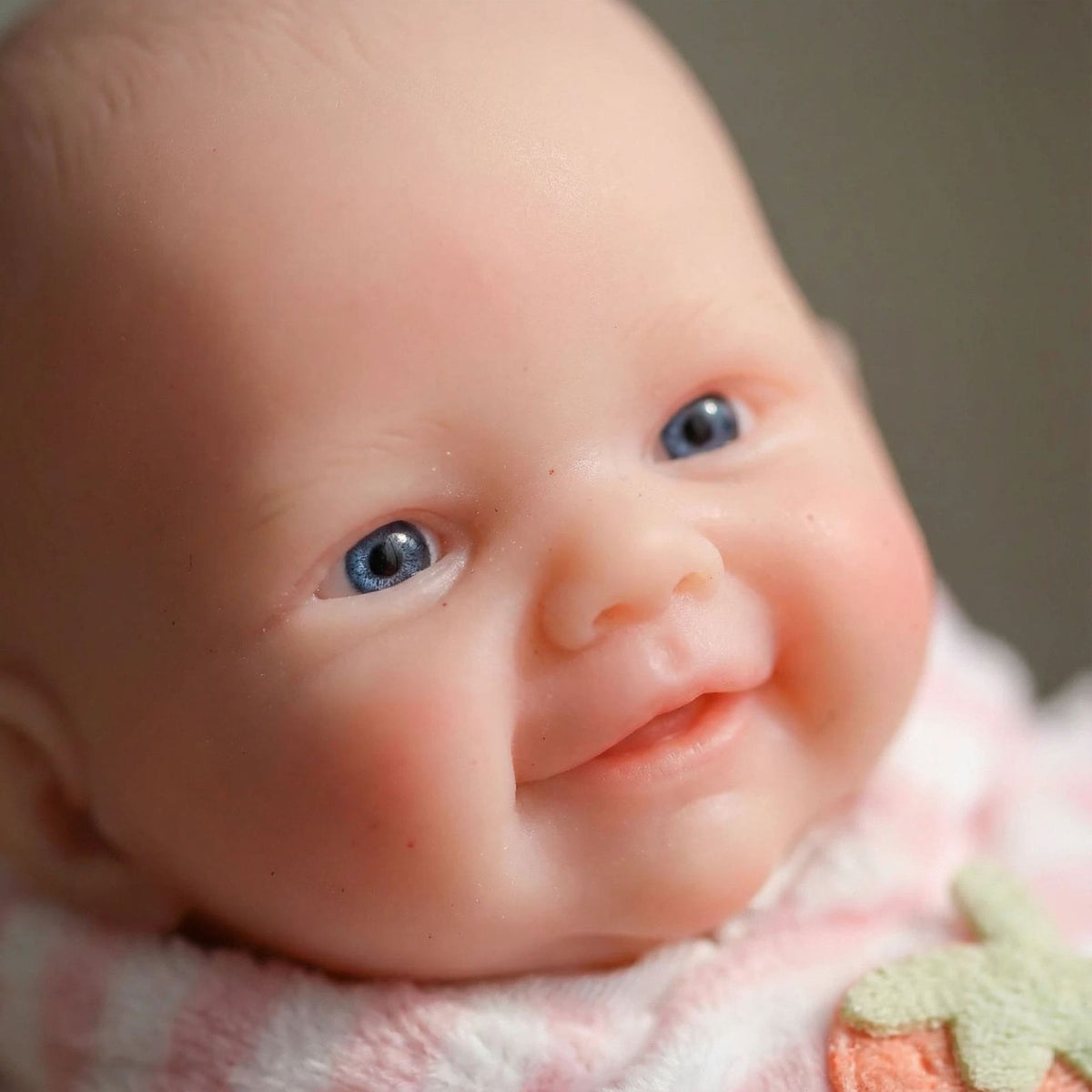6 Inch Silicone Strawberry Printed Solid Reborn Doll