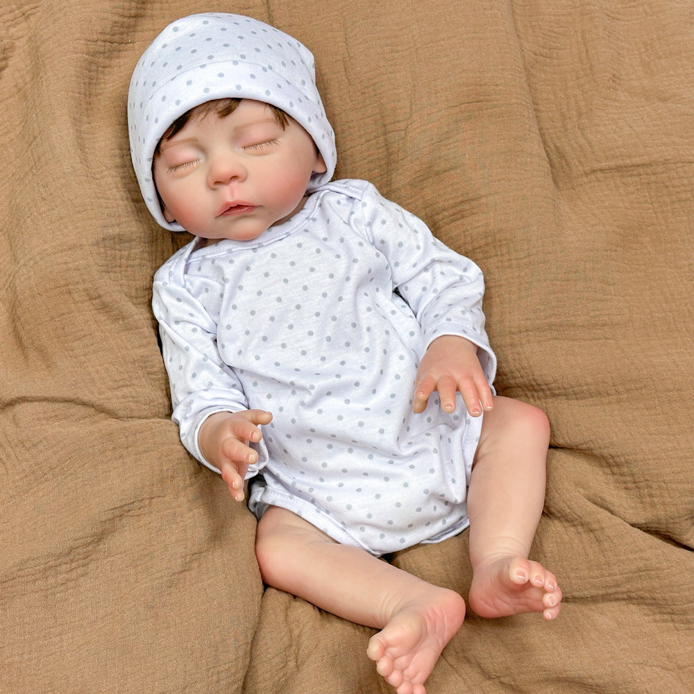 18 Inch Full‑Vinyl Reborn Doll, Nice Surprise for Birthdays and Holiday Gift‑Giving