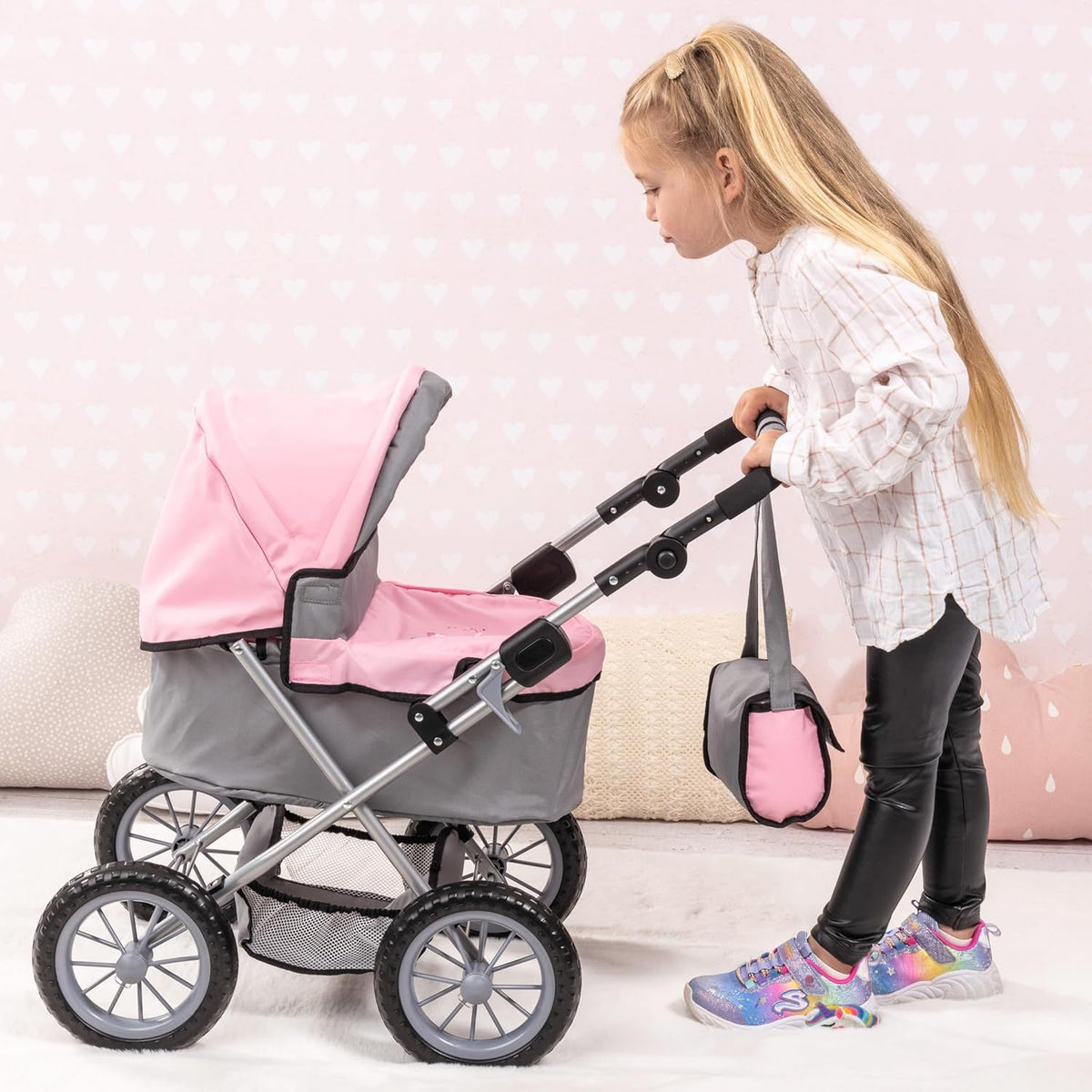 Simulated Rebirth Doll Toy Playhouse Stroller - A Holiday Gift for Children