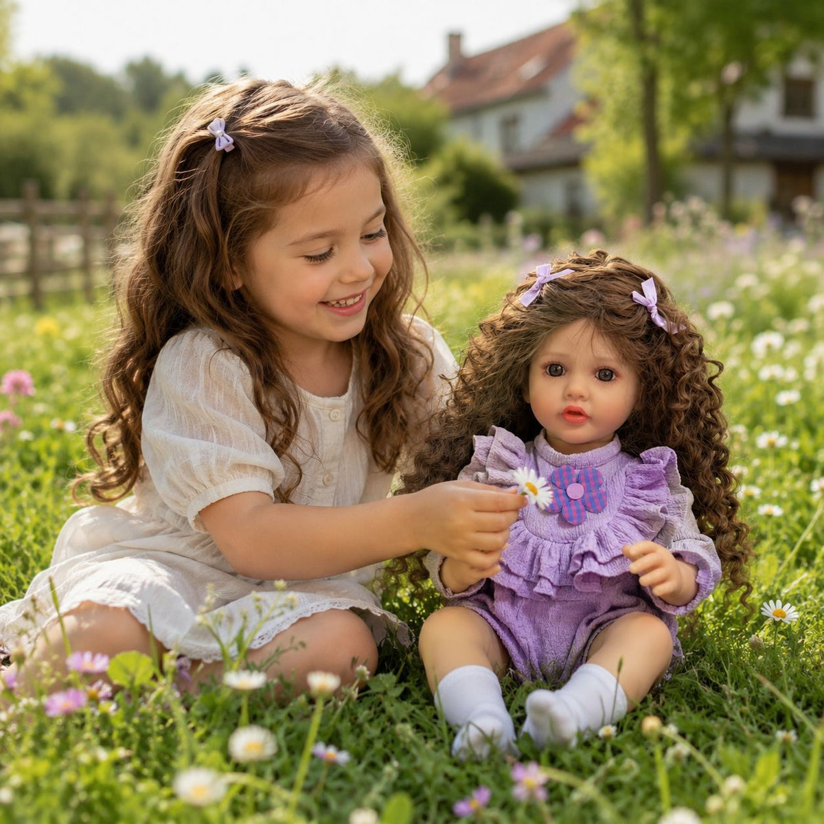 Lifelike 22 Inch with Full Vinyl Doll, Go‑to Gift for Birthdays, Holiday Events, For Kids and Adult Lovers