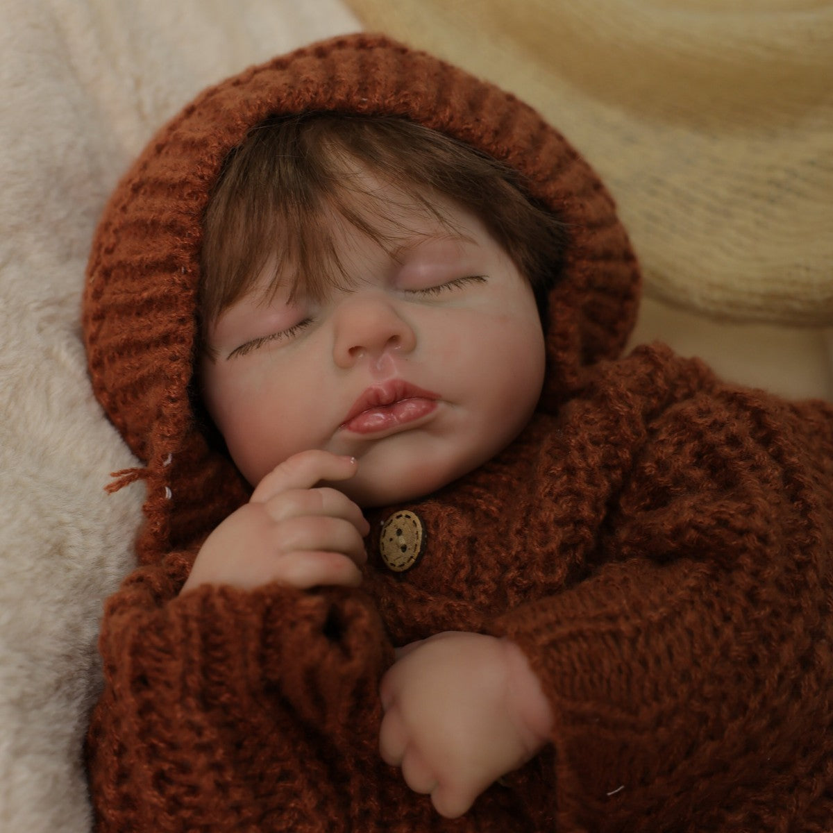 Real shot of 20 inch reborn doll simulated baby soft vinyl holiday gifts for kids
