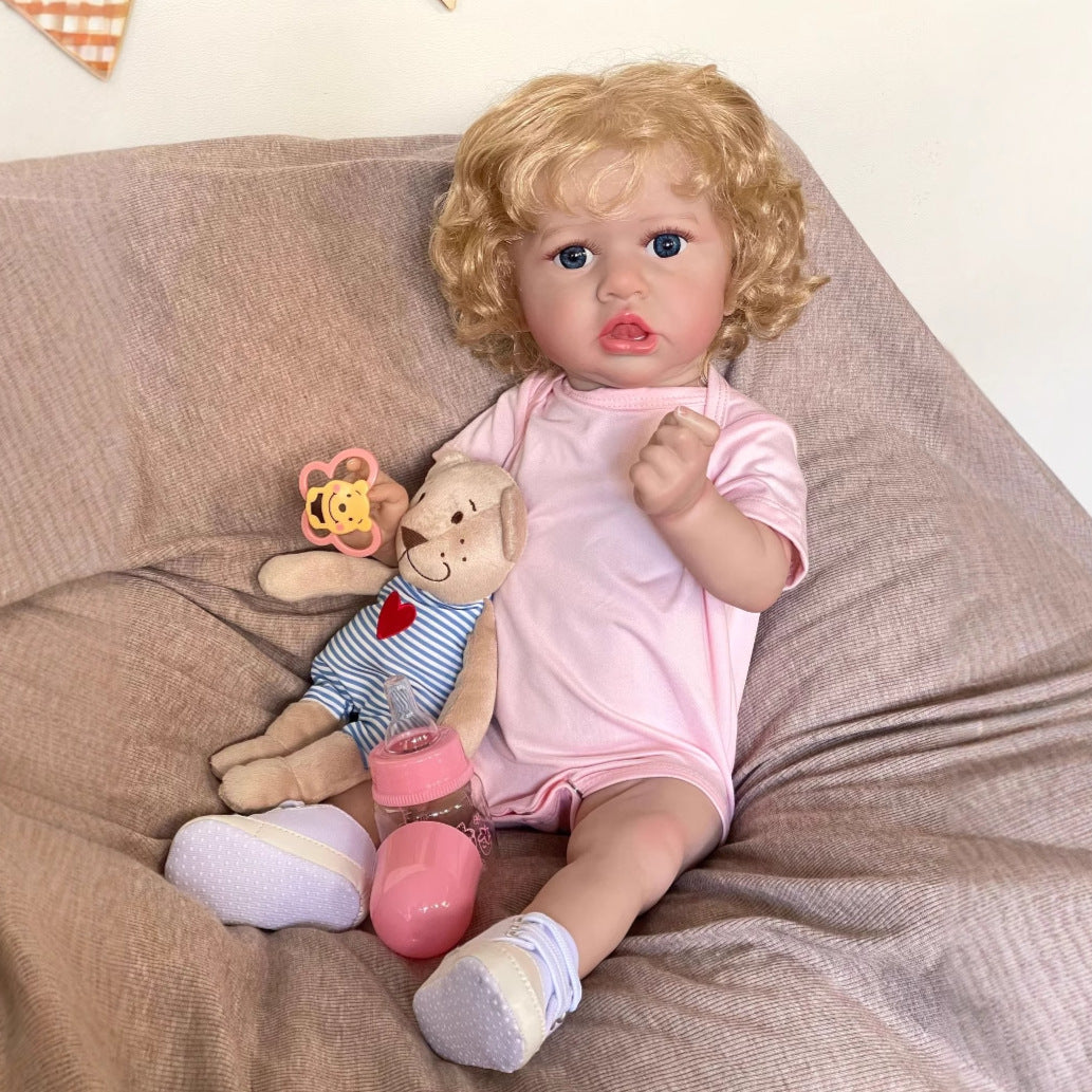 50cm Simulated Baby Full Vinyl Reborn doll Saskia children's gift