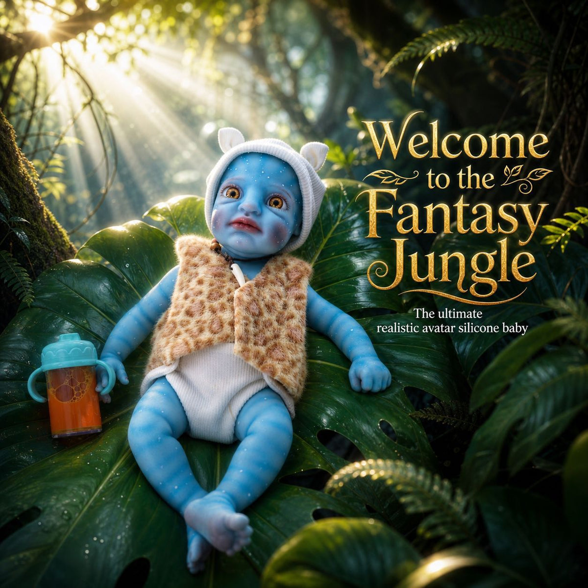 12 inch Avatar reborn dolls with Full Solid Silicone simulation toy doll for gifts, doll Avatar skin color