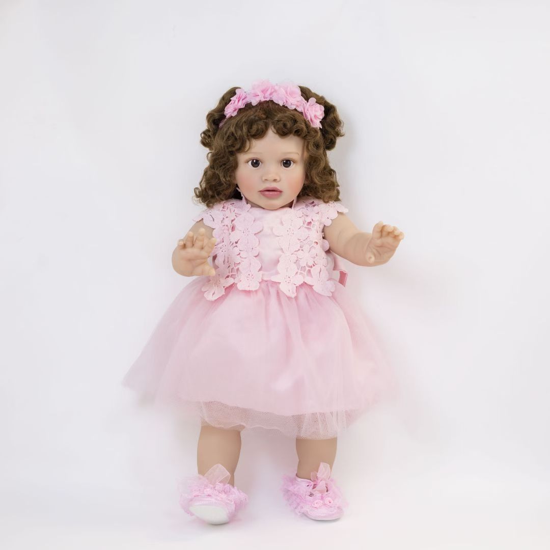 26 Inch Cloth‑Body Lifelike Doll, Cherished Keepsake Toy for Kids and Adult Collectors