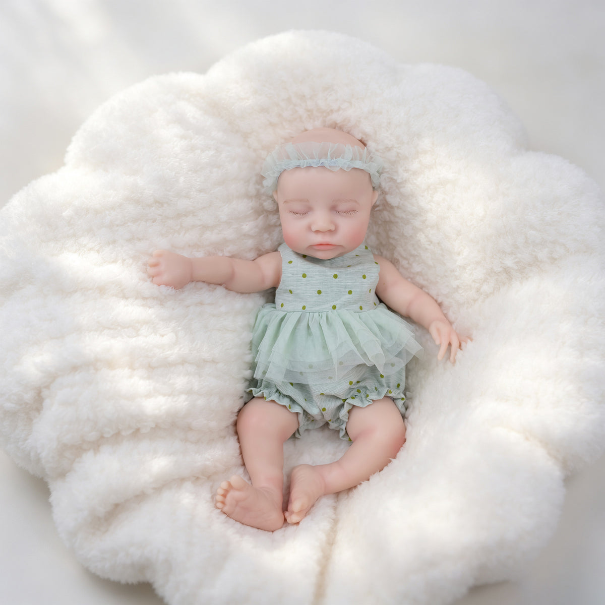 12 Inch Full Silicone Lifelike Doll, Keepsake Toy for Kids and Adult Collectors