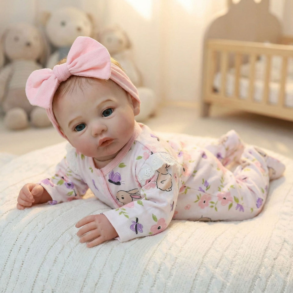 REALISTIC SWEET GALLERY 18-Inch Lifelike Reborn Baby Dolls with Toy & Gift Set for Kids Age 3+