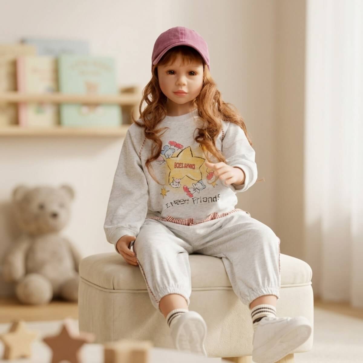 120cm 5-6 year old girl doll BJD joint doll