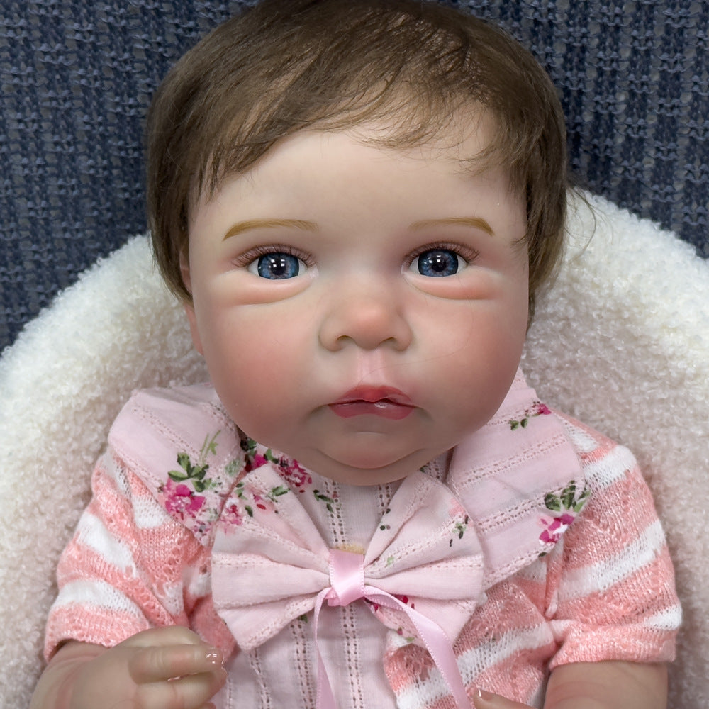 Ideal Holiday Surprise: 20 Inch Full Vinyl Baby Doll, Realistic Infant Companion Toy for All Ages