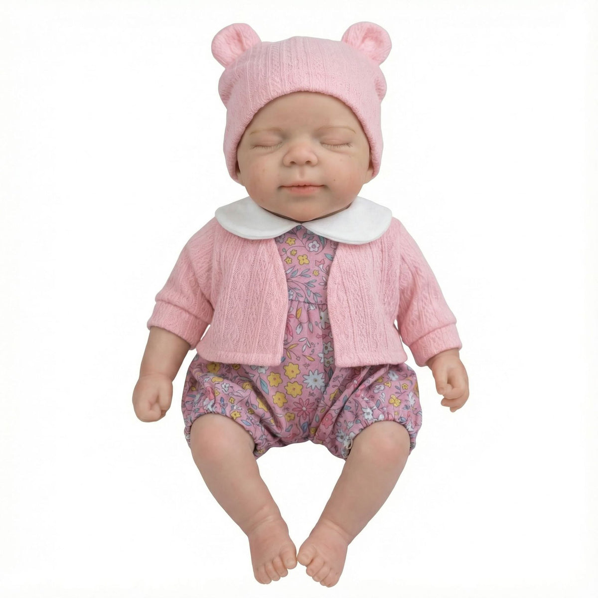 12 inch cardigan top pascale solid silicone reborn doll as a Christmas gift for children