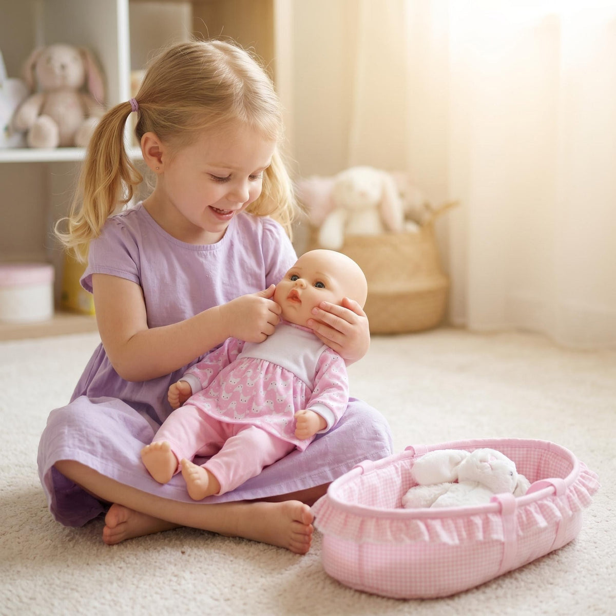 18inch cloth body Adorable Lifelike Toddler Full Body Reborn Baby Dolls Toy Newborn Gift