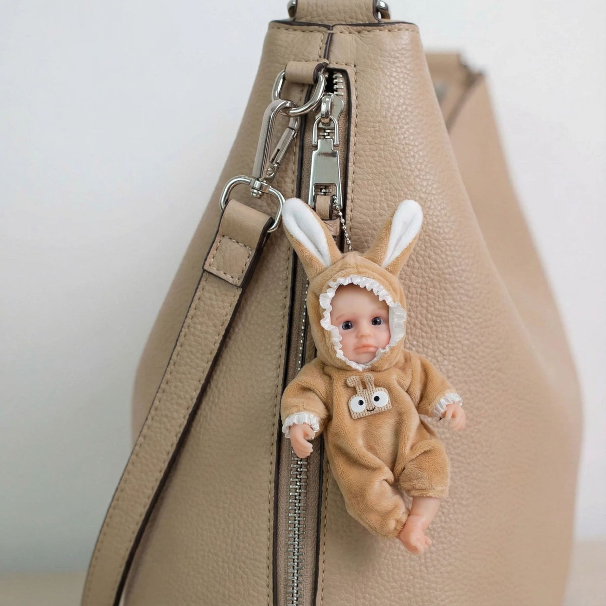 15CM Snail Small Ears Solid Silicone Rebirth Doll