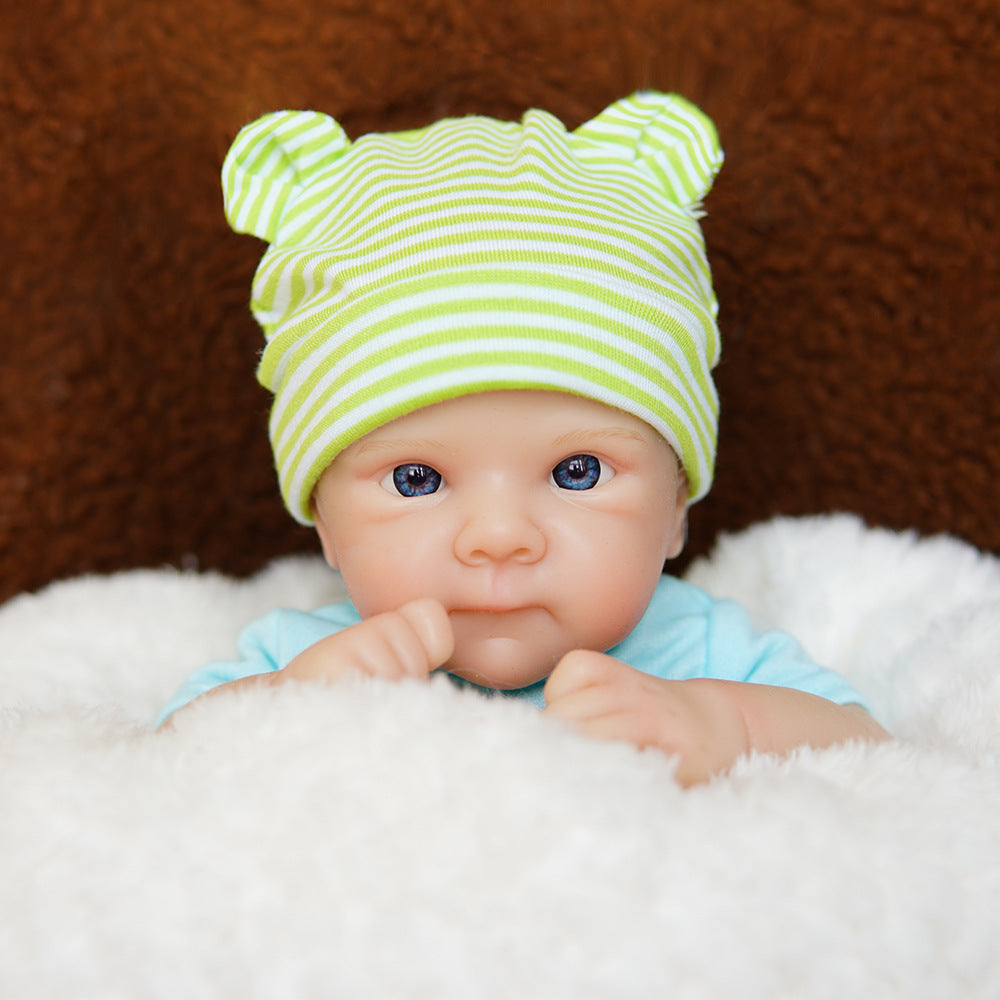 Multi Size 13 / 18 inch Full Soild Silicone Reborn Doll Washable Realistic Infant Toy for Collectors & Pretend Play
