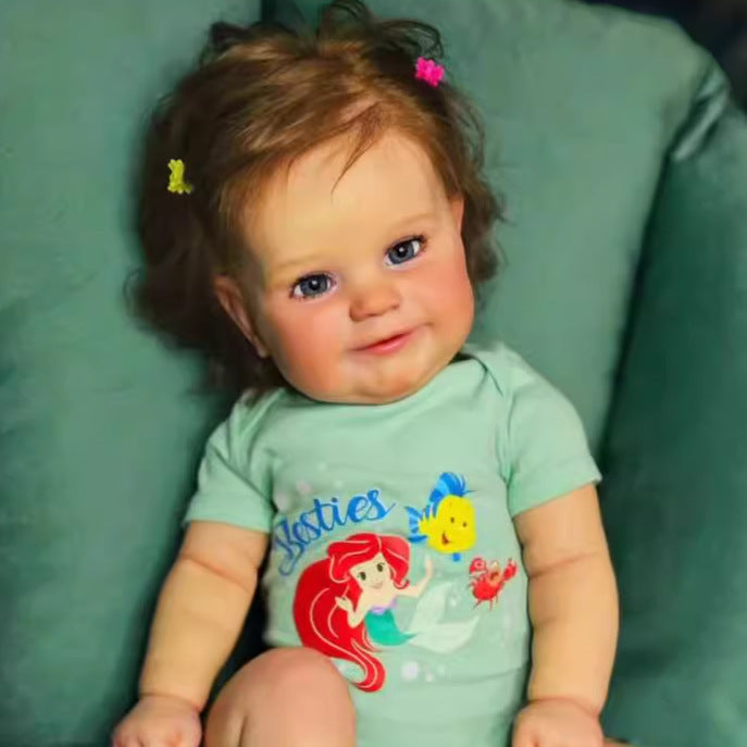 50cm Simulated Baby Full Vinyl Rebirth Doll 3D Skin