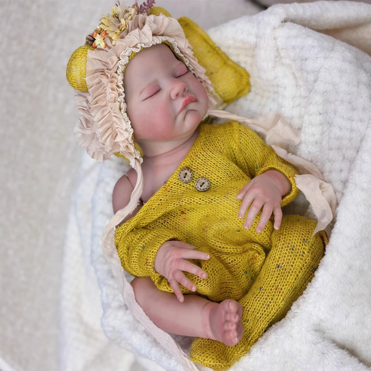 50cm Full Vinyl Rebirth Doll Simulation Baby Advanced Exquisite Painting