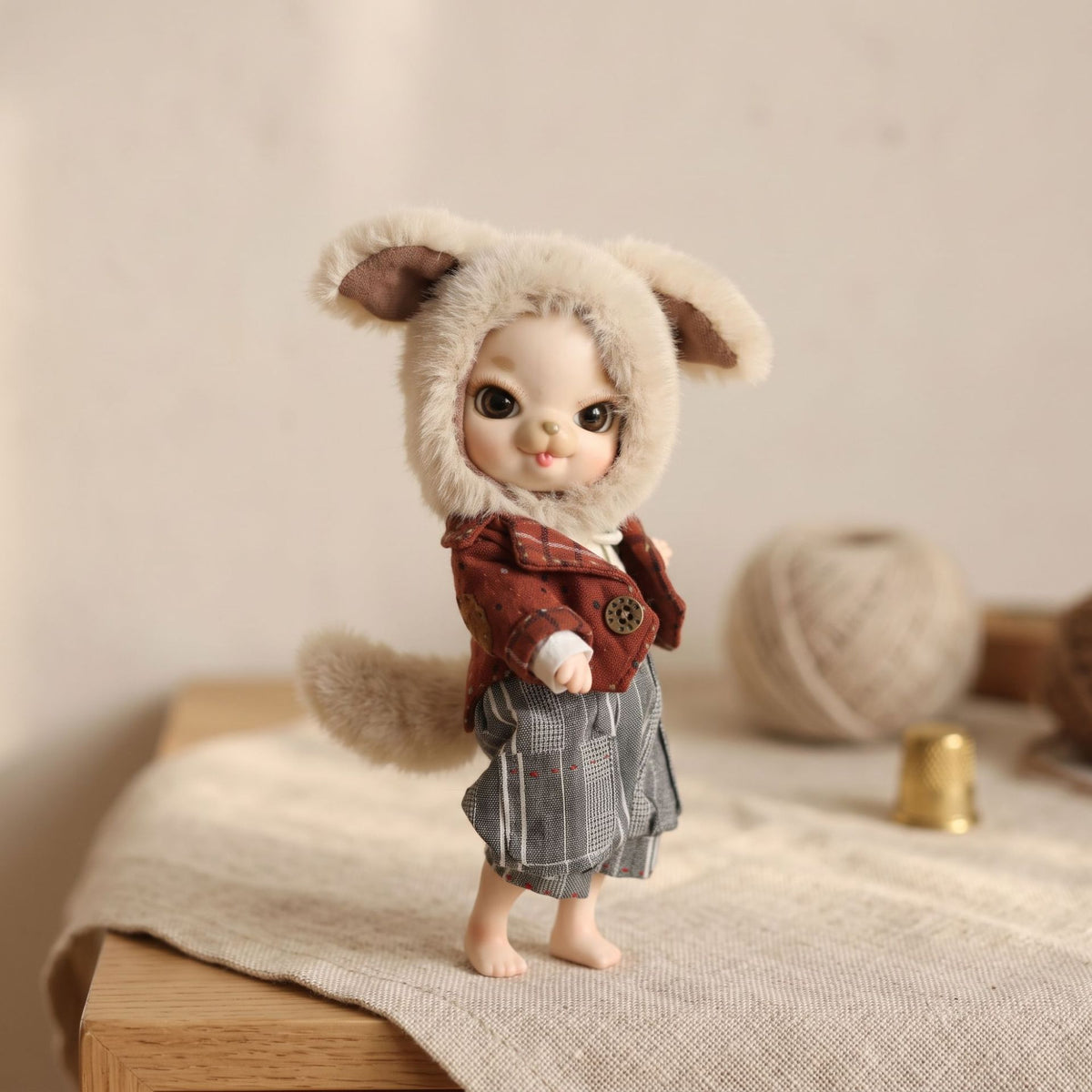 10 inch with Full Ceramic Ball Joint Body Collectible Doll Ornament Gift for Doll Lovers