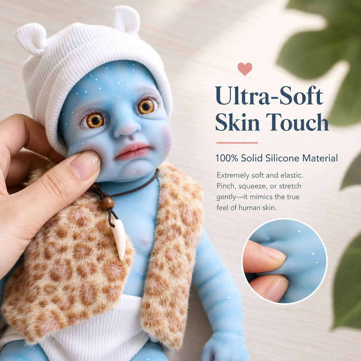12 inch Avatar reborn dolls with Full Solid Silicone simulation toy doll for gifts, doll Avatar skin color