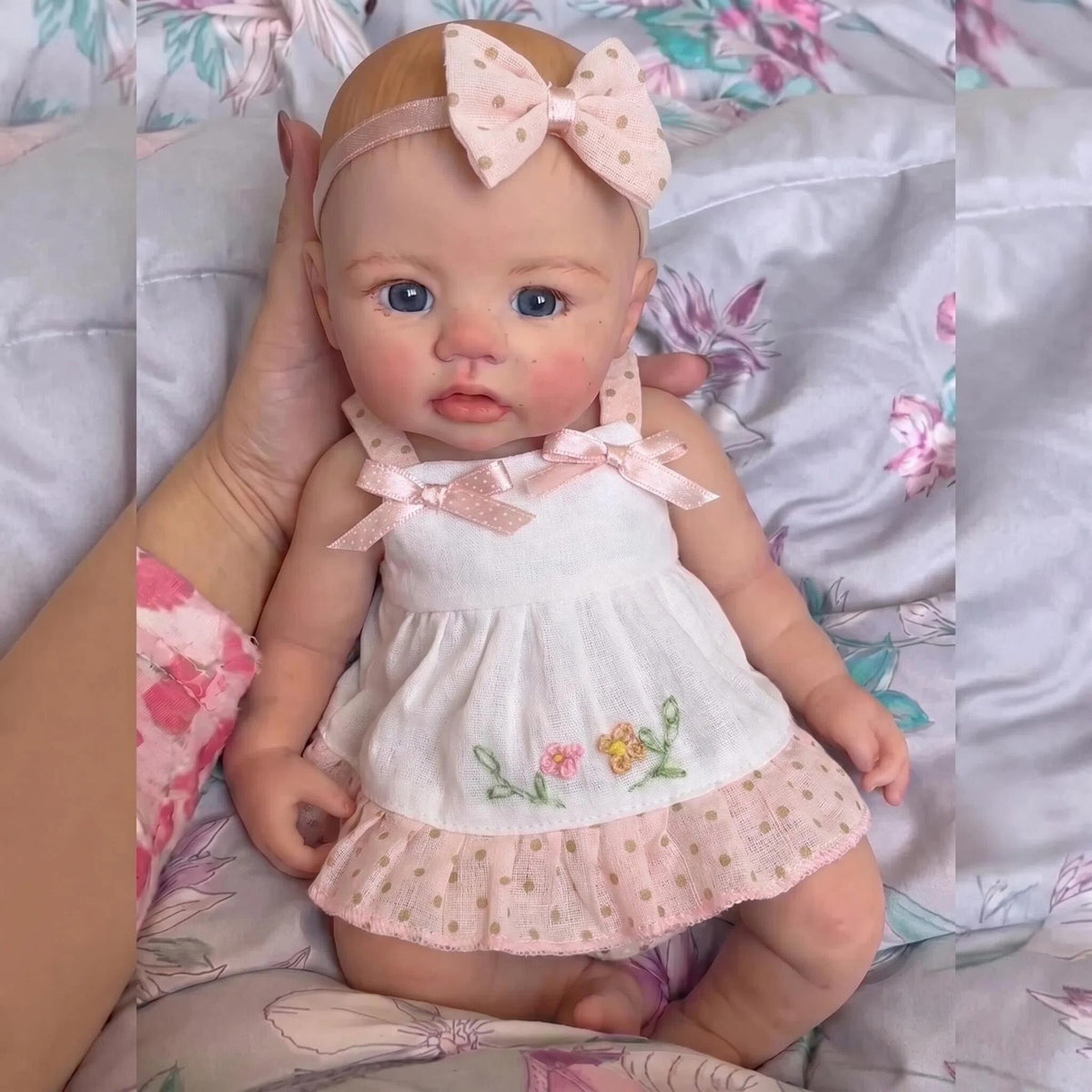 12 Inch Full Silicone Reborn Baby Doll, Companion Toy for Kids & Adult Collectors, Wonderful Gift for Birthdays, Baby Showers and All Holiday Celebrations