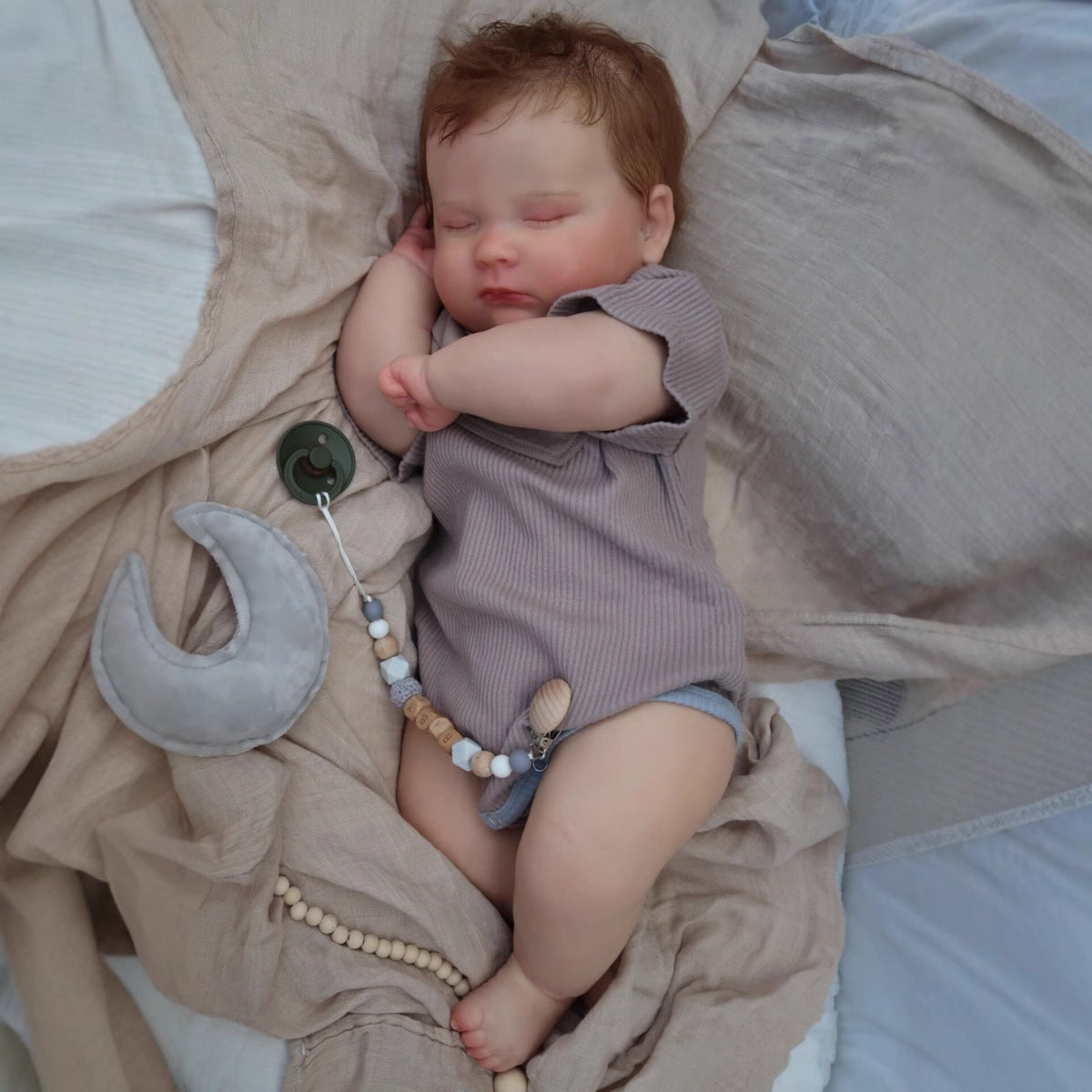 20 / 24 inch simulated baby rebirth doll, handmade with Cloth Body Toy Perfect Gift for Girls & Adult Doll Collectors