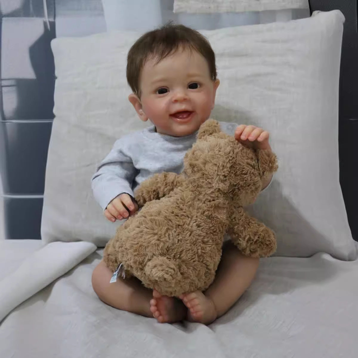 23 Inch Realistic Reborn Baby Dolls with Cloth Body Doll Newborn Doll for Gift