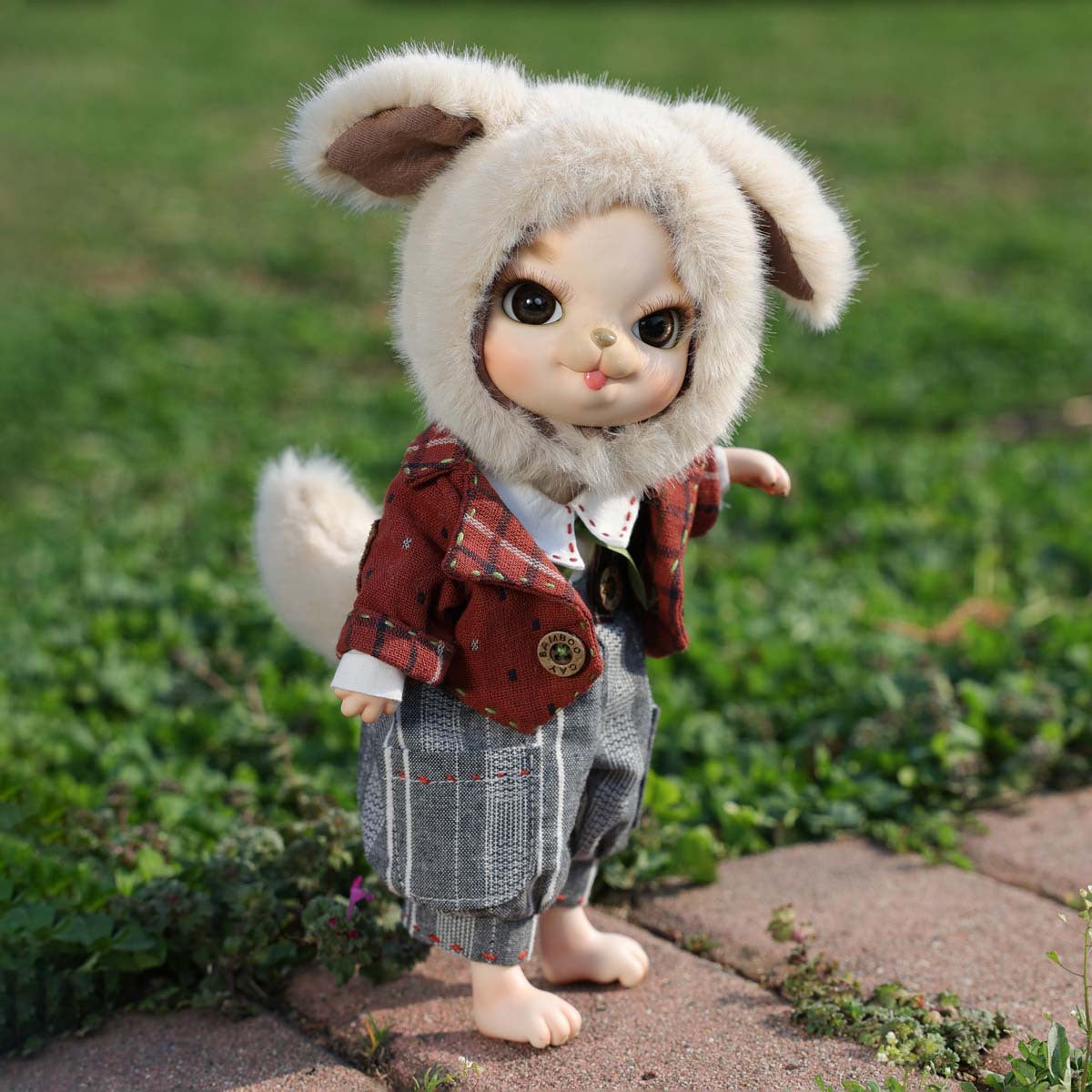 10 inch Delicate ceramic body doll with ball joint design, Toy Gift for Girls & Doll Collectors