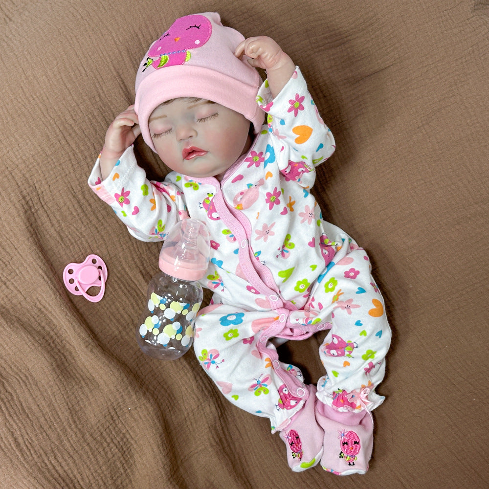 20 Inch Full Vinyl Doll, Lovely Birthday Gift for Doll Enthusiasts