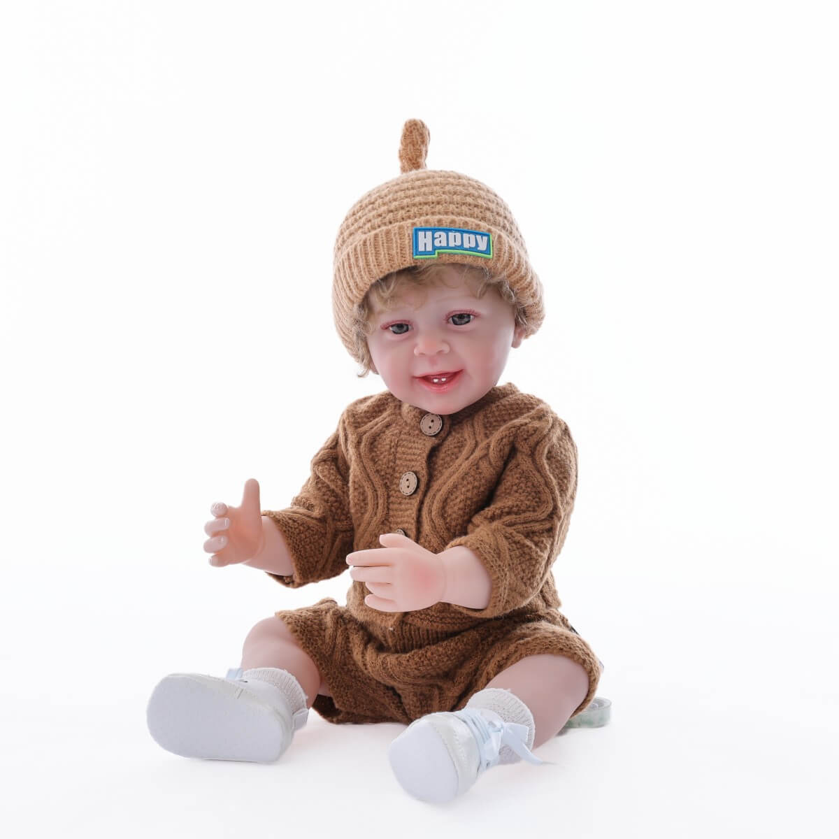 22 inch 55cm Reborn Doll Simulation Baby Soft Rubber Toy Doll