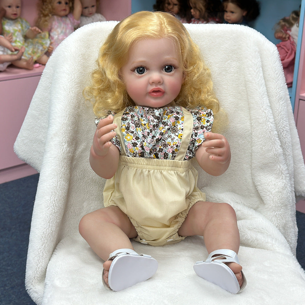 22 Inch Full‑Vinyl Lifelike Reborn Doll, Cherished Heirloom for Birthday Parties and Holiday Shopping Seasons