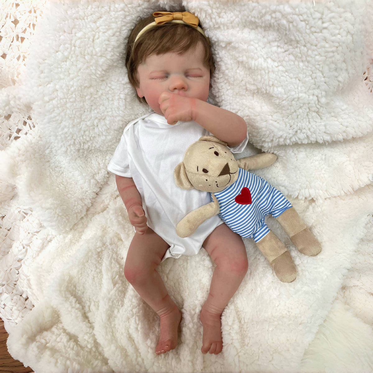 50cm Simulated Baby Full Vinyl Rebirth Doll 3D Skin children's gift