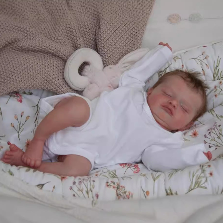 19 inch Reborn Dolls with Cloth Body Touch Soft Newborn Baby Dolls Toys for Girls Reborn Dolls