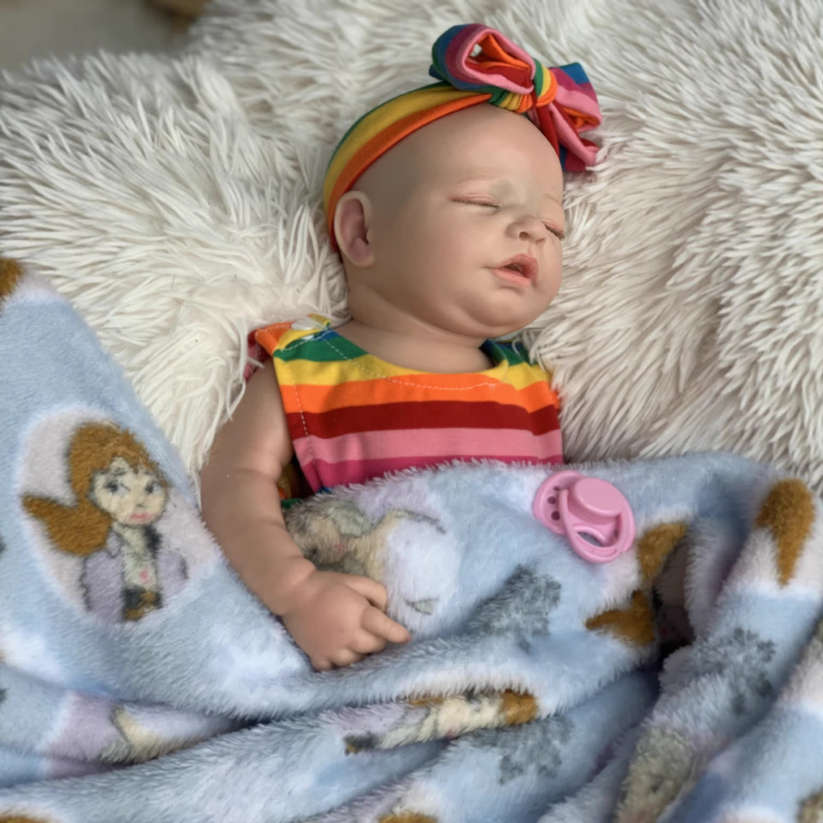 21 Inch with Full Soild Silicone Lifelike Reborn Doll for Play & Collection