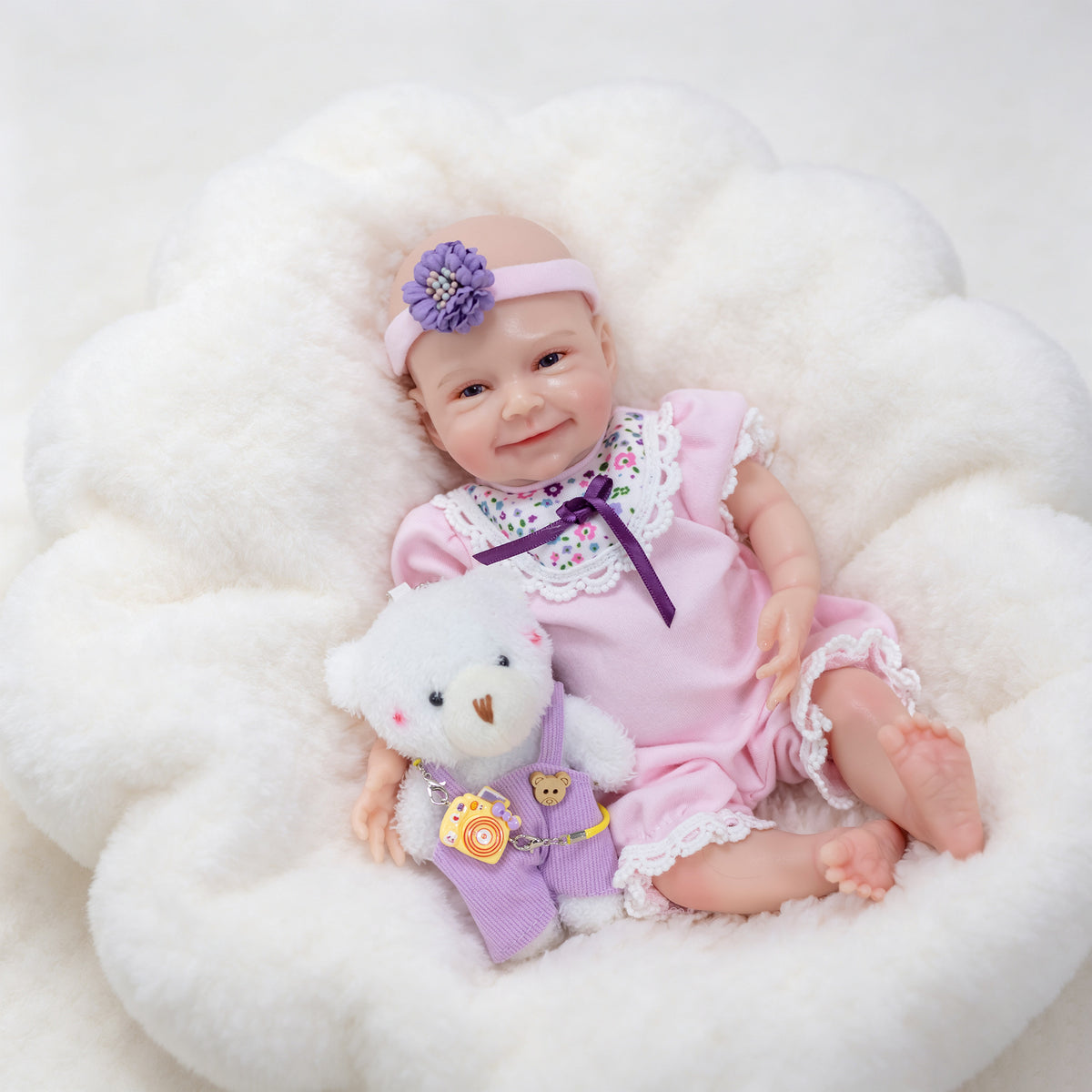 12 Inch Full Silicone Lifelike Doll, Cherished Keepsake for Kids and Adult Collectors