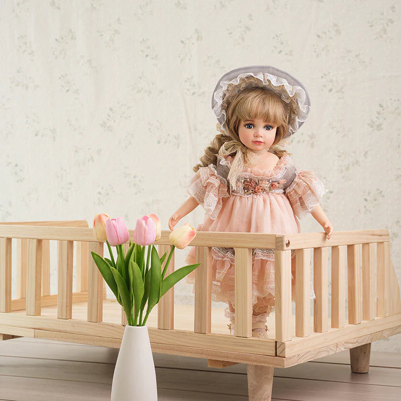 VINTAGE PORCELAIN DOLLS HAND-PAINTED PALACE COURT BISQUE DOLLS 18 INCH/45CM - Reborn Doll Australia