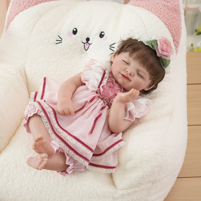Adorable Realistic Reborn Baby Doll 20-inch/50cm Lifelike Sleeping Newborn Dolls for Kids Gift - Reborn Doll Australia