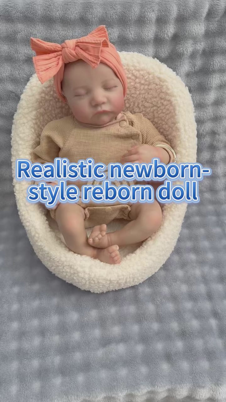 19 Inch Lifelike Sleeping Reborn Baby Dolls Girl