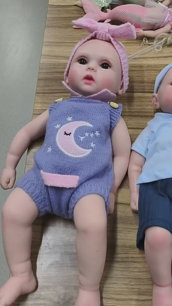 12 Inch Realistic Reborn Sleeping Baby Doll Lifelike Little Infant Girl