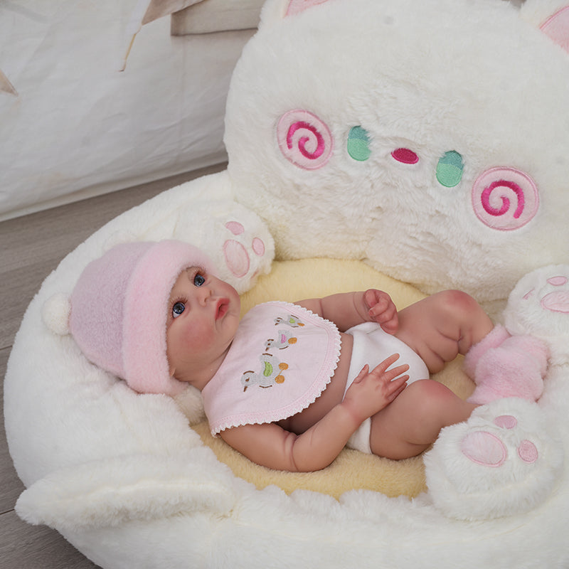 16 inch/40cm Realistic Full Silicone Little Girl Reborn Baby Dolls - Reborn Doll Australia