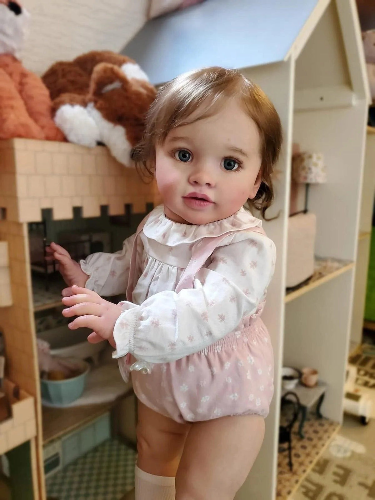 26-Inch/65cm Realistic Reborn Toddler Doll - Hand-Rooted Hair Art Doll - Reborn Doll Australia