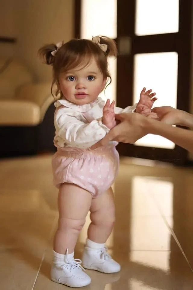 26-Inch/65cm Realistic Reborn Toddler Doll - Hand-Rooted Hair Art Doll - Reborn Doll Australia