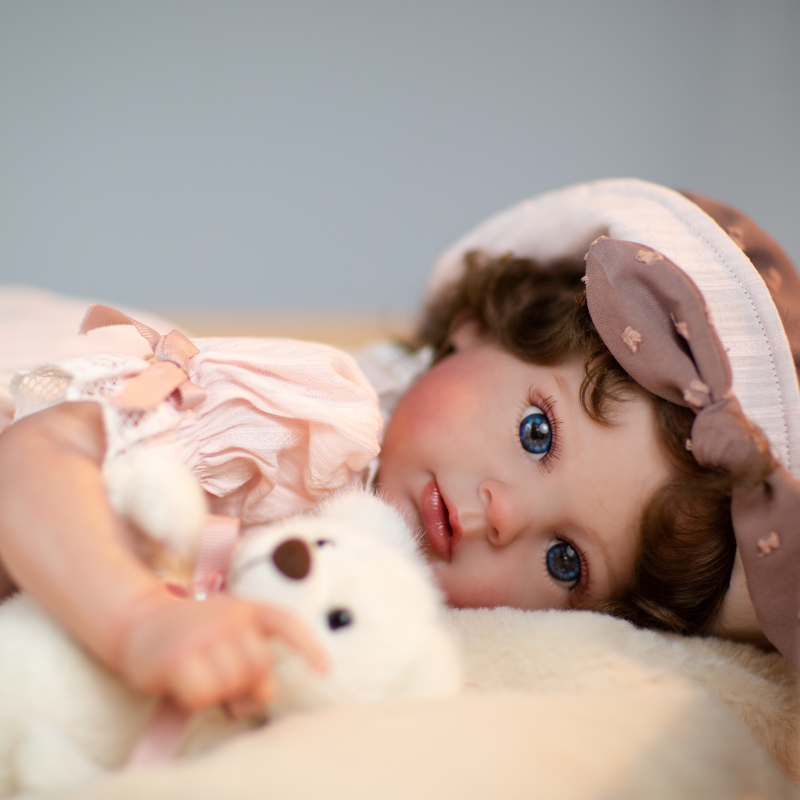 22 Inch/55cm  Lifelike Reborn Baby Doll for Kids Birthday Present - Reborn Doll Australia