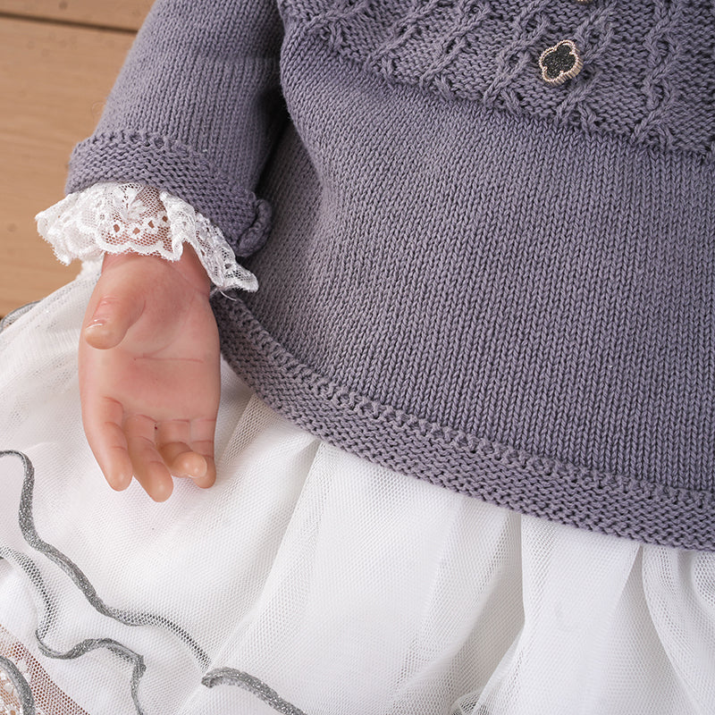 Lifelike Reborn Baby Doll with Soft Cloth Body and A Bear Toy 26 Inches/65cm - Reborn Doll Australia