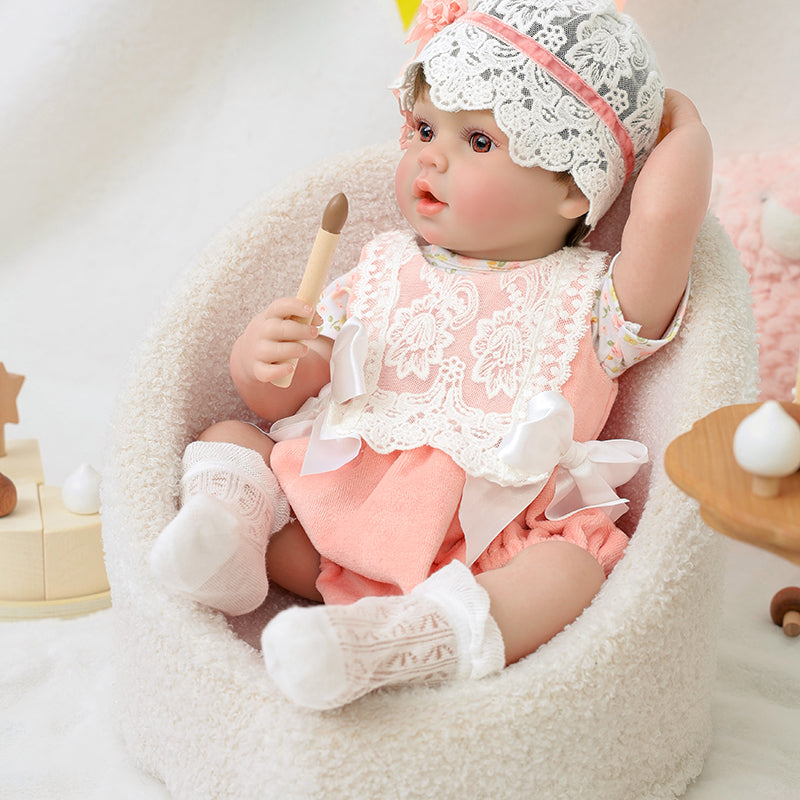 Realistic Full Vinyl Reborn Girl Baby Dolls 20-Inch/50cm - Reborn Doll Australia
