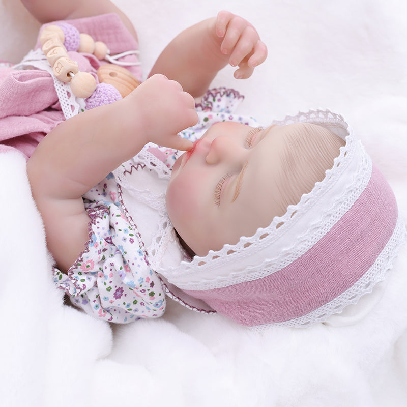 20 Inch/50cm Vinyl Lifelike Newborn Sleeping Baby Doll - Reborn Doll Australia