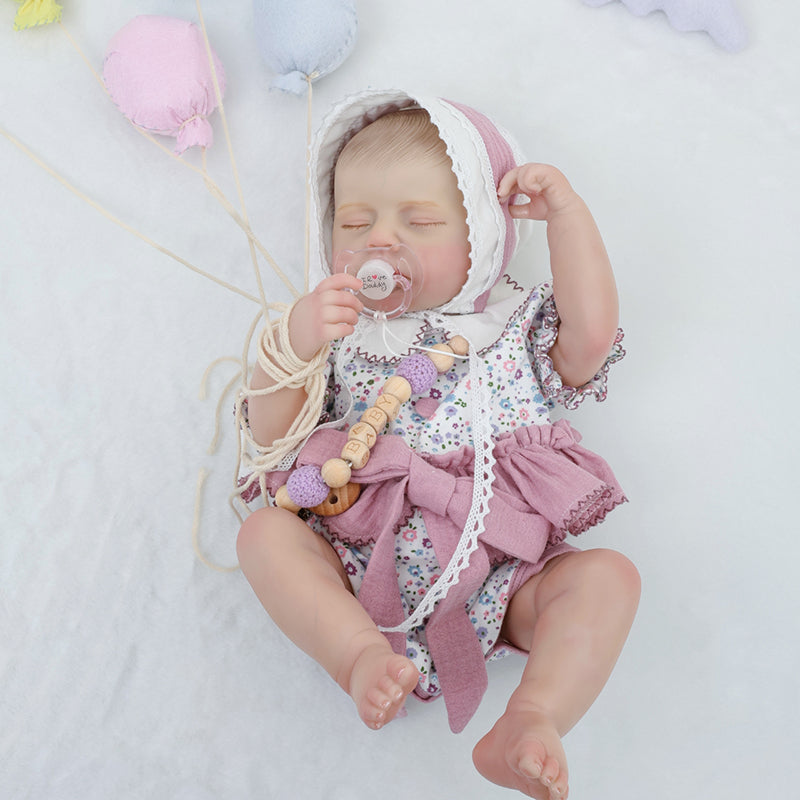 20 Inch/50cm Vinyl Lifelike Newborn Sleeping Baby Doll - Reborn Doll Australia