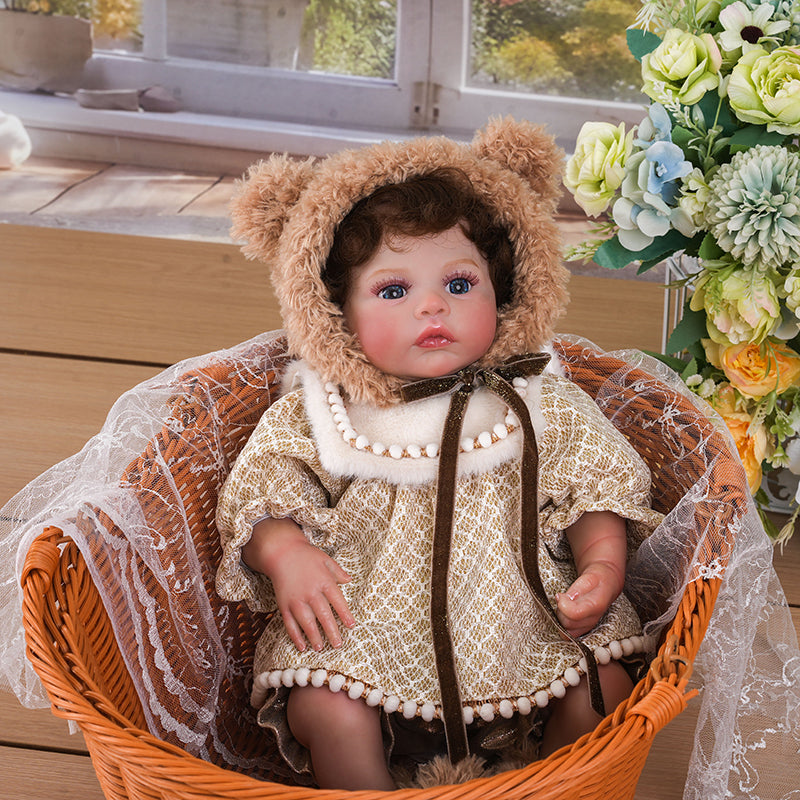 20 Inch/50cm Realistic Lifelike Reborn Baby Dolls with Soft Cloth Body for Kids Birthday Present - Reborn Doll Australia